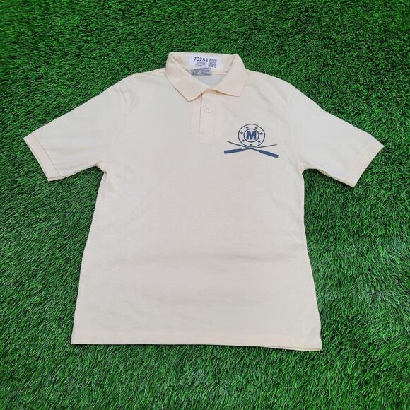 Vintage 70s Hanes Polo Shirt Small 18x24 USA - Picture 1 of 13